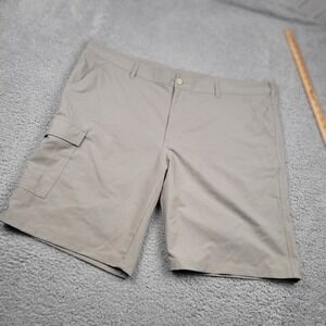 Columbia Mens 46W Beige‎ Regular Fit Omni Shade Cargo Shorts